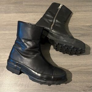 RARE CamperLab Original Traktori Black Leather Boots 37